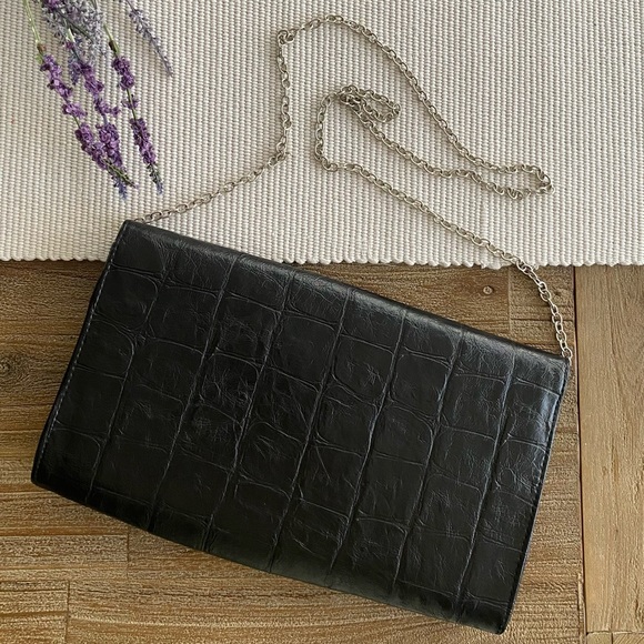 Faux Crocodile Evening Bag - Picture 2 of 9